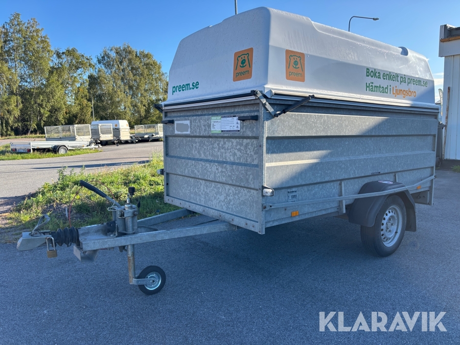 Skåpsläp Brenderup LV1000 - 2022