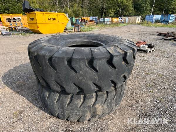 Entreprenaddäck Michelin / Bridgestone 18.00R25 - 2st