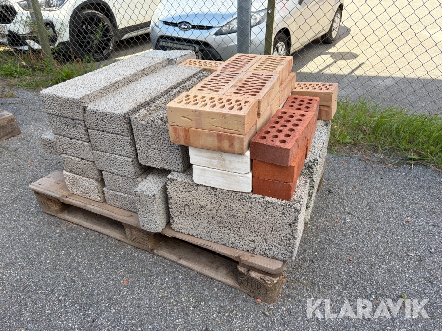 LECA och tegelsten blandade storlekar