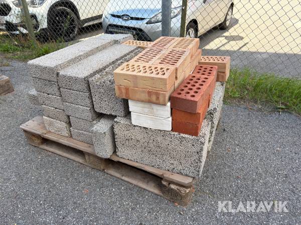 LECA och tegelsten blandade storlekar