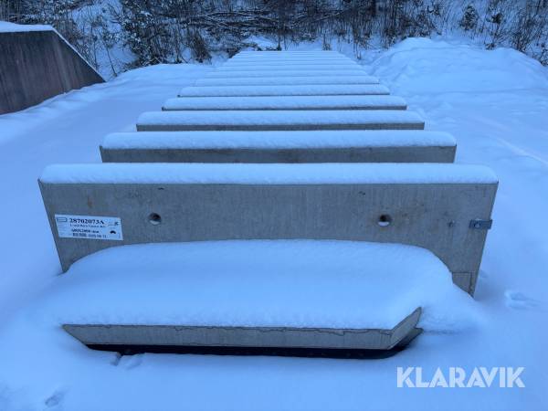 L-stöd fabriksnya Benders 600x2000mm 4kN 14st