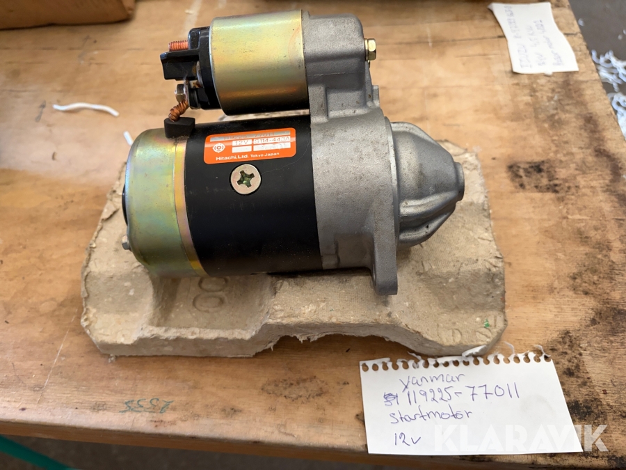 Startmotor Yanmar 119225-77011 12V