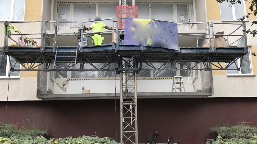 Fasadhiss / Klätterplattform