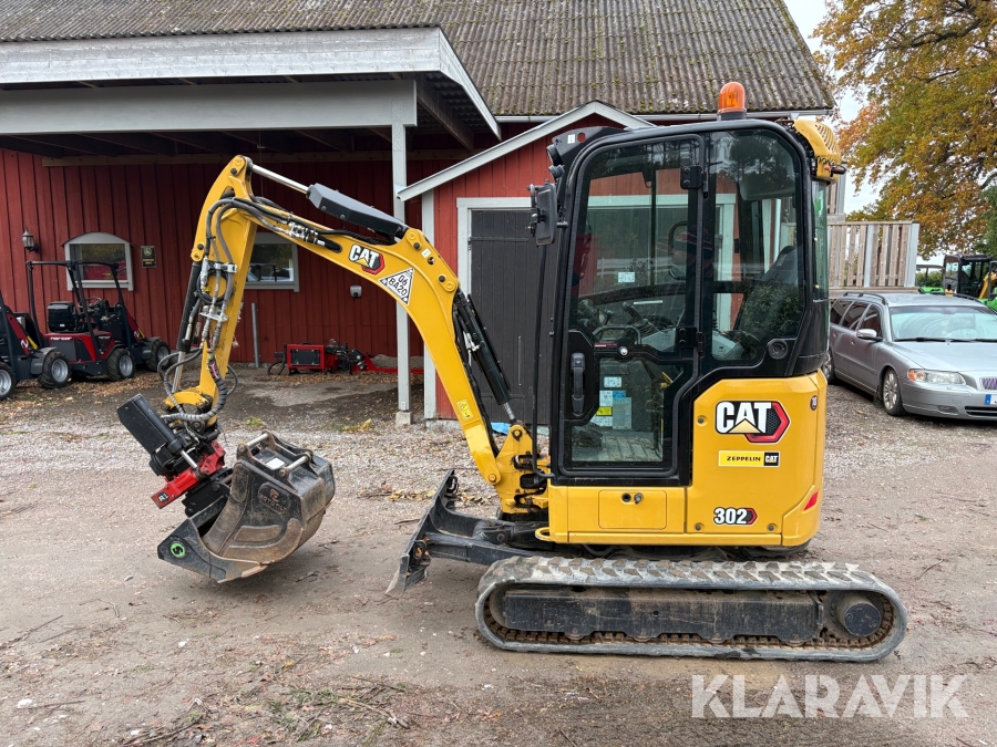 Grävmaskin CAT 302 CR Tiltrotator
