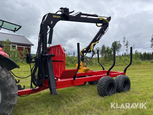 Skogsvagn Vreten SVR 10 med 60-40 kran