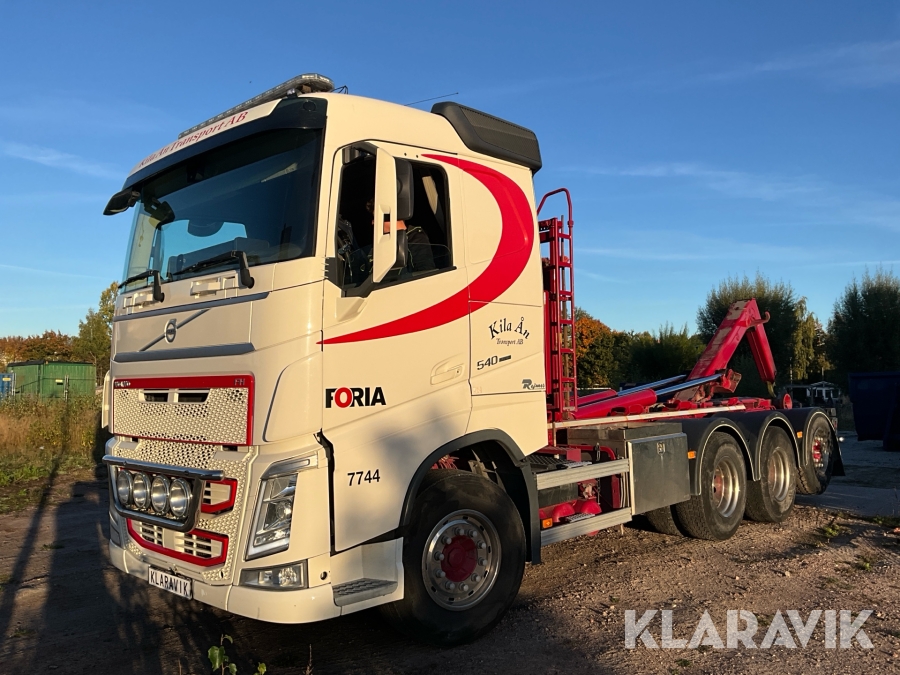 Lastväxlare Volvo FH540 8X4 Tridem Euro6