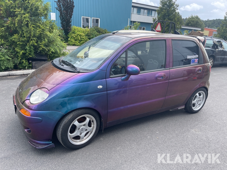 Ljudbil DAEWOO Matiz 0.8 med stor ljudanläggning