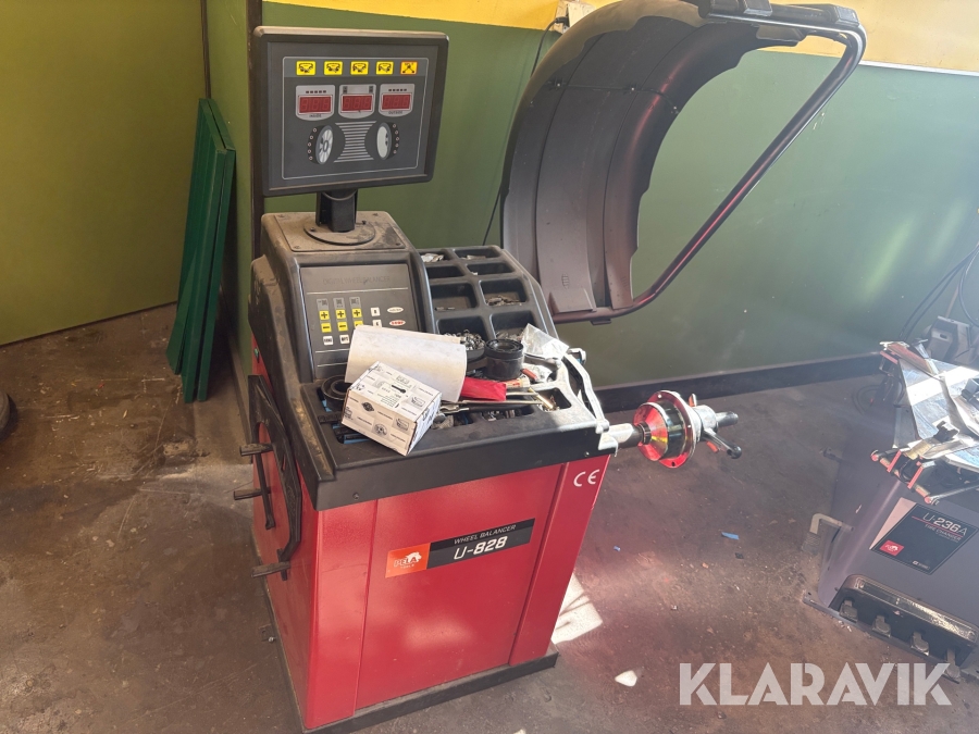 Hjulbalanseringamaskin Pela U-828