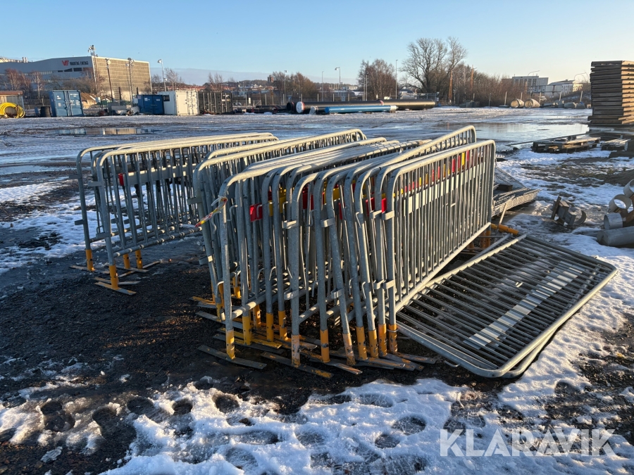 Kravallstaket med fötter 39 st