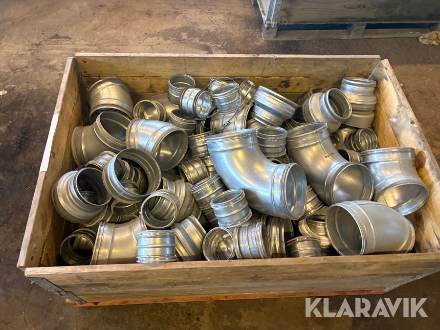 Parti kopplingar / krökar till ventilation