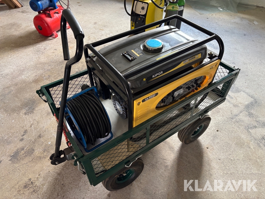Elverk Kipor Kge2500x med vagn