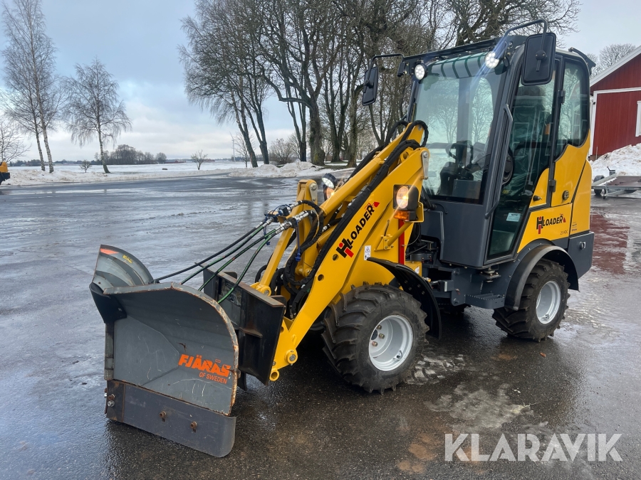 Hjullastare ih Loader 25 HDC med Vikplog