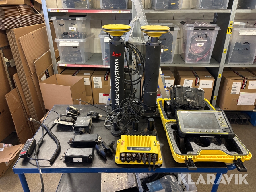 Grävsystem Leica MCP80 Komplett 3D med Icon aps 200 och 4G