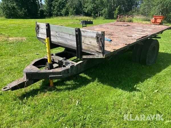 Traktorkärra med tipp 225x400