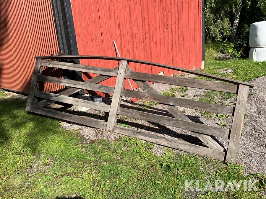 Gårdsgrind Lärkträ 3,6m