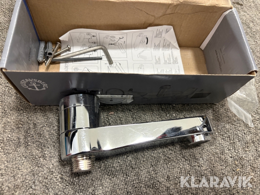 Vridbar badkarspip Gustavsberg