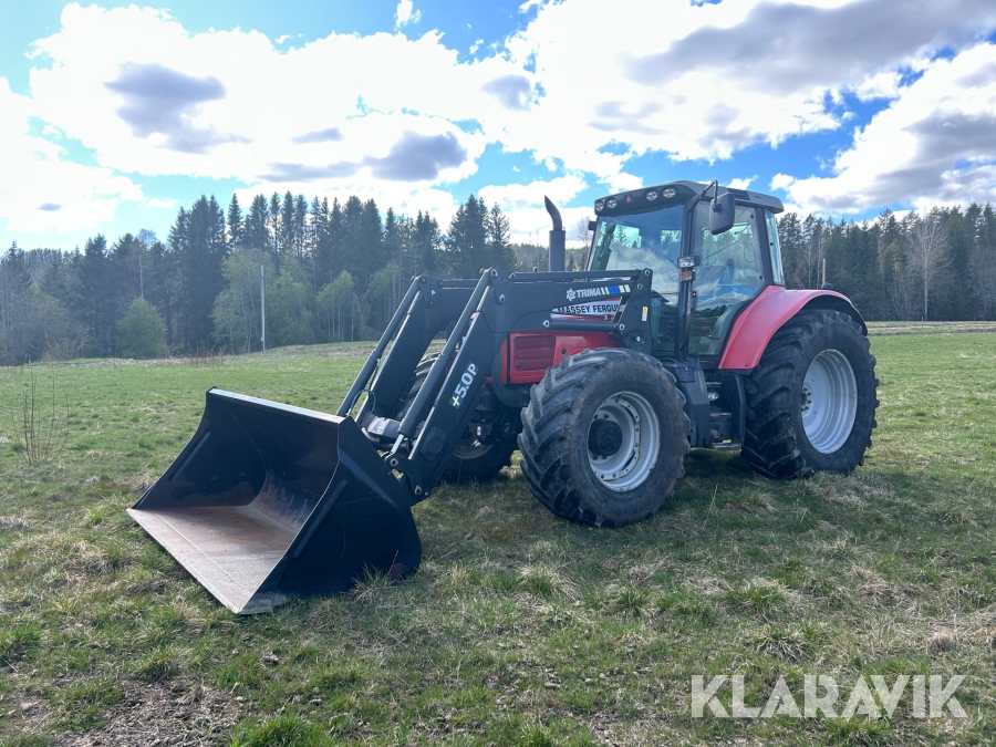 Traktor Massey Ferguson 6480 Dyna-6 med lastare