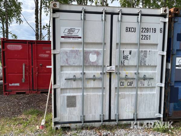 Container 20 fot förbered för isolering