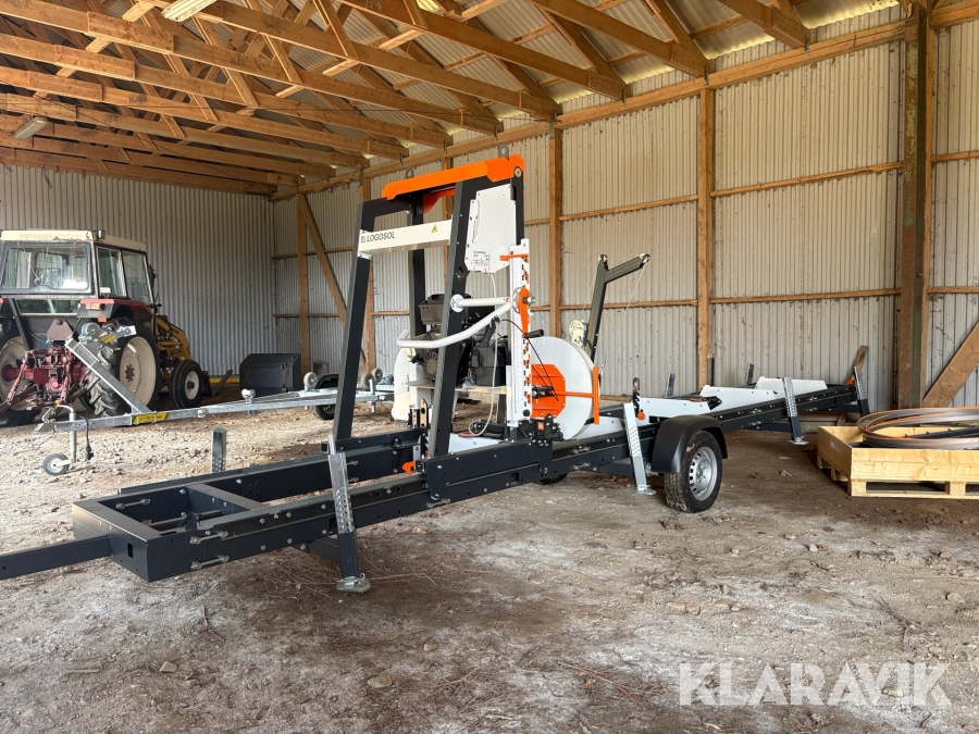 Bandsågverk Logosol B751 PRO med trailer och bandslip (oanvänd)