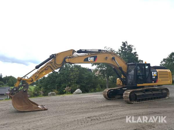 Grävmaskin CAT 336FLXE med skopa och GPS