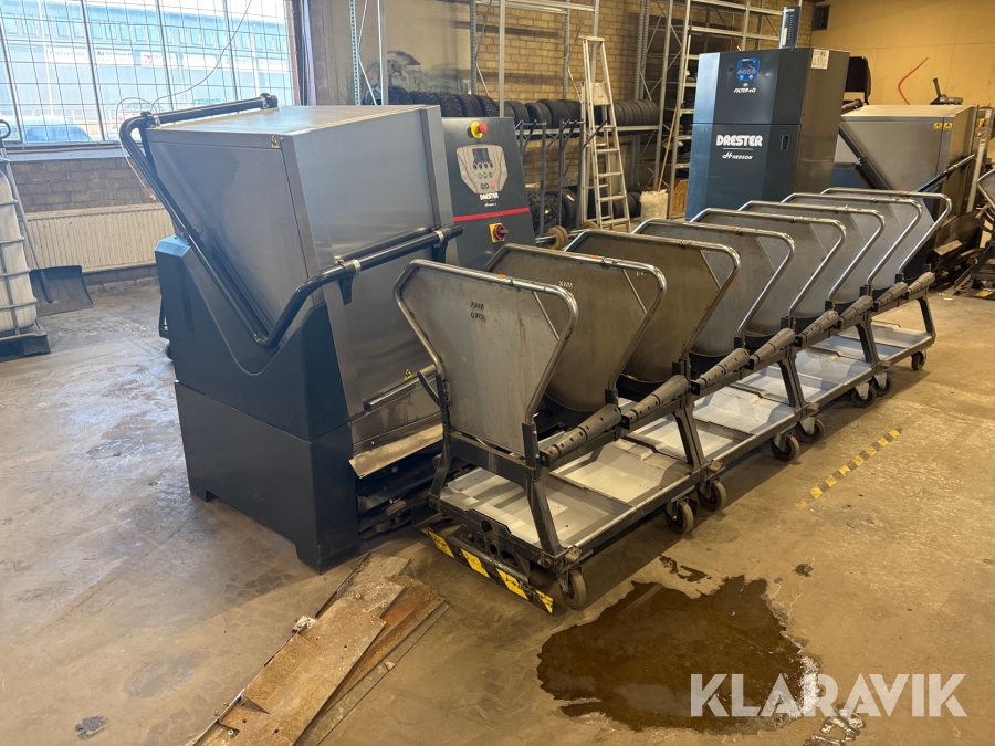 Däcktvätt Drester GP 24 med däckvagnar