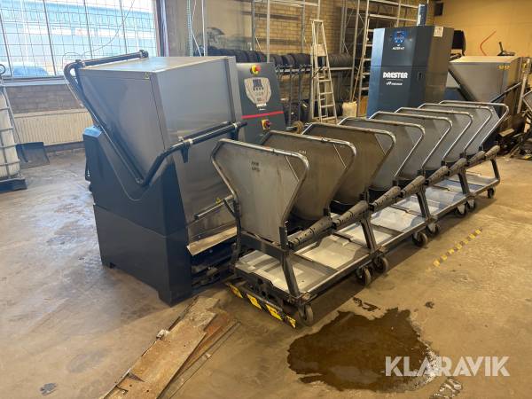 Däcktvätt Drester GP 24 med däckvagnar