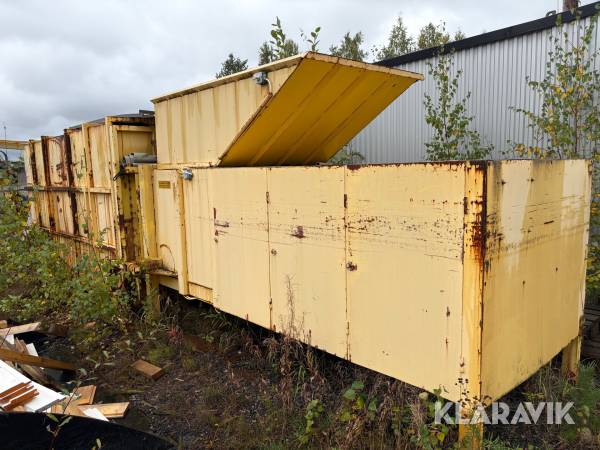Komprimator med container GSV