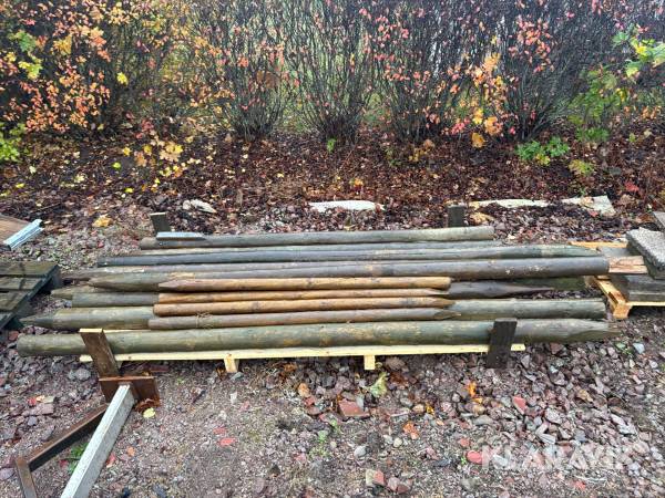 Impregnerade stolpar 15st