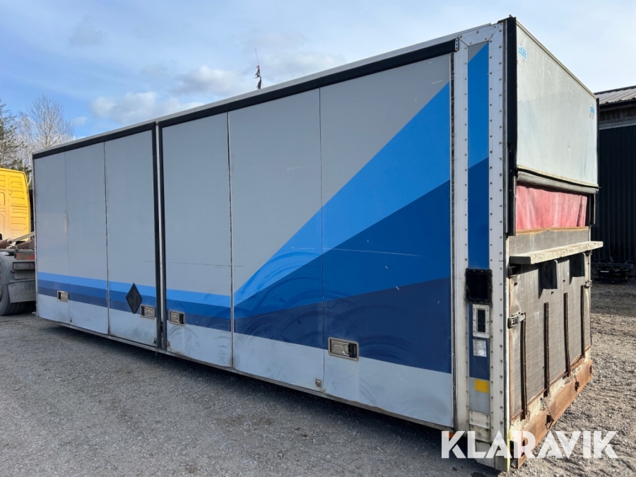 Skåp på lastväxlarram SKAB