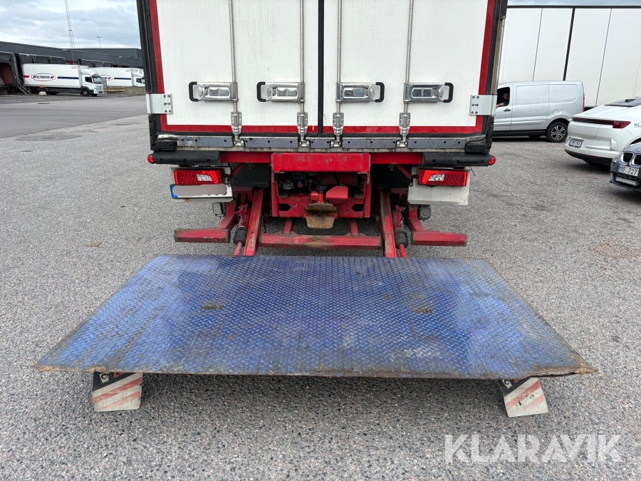 Lastbil Scania R580 med öppningsbar sida & bakgavellyft