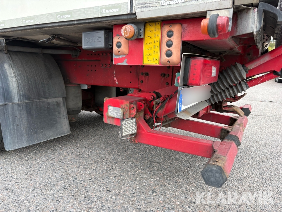 Lastbil Scania R580 med öppningsbar sida & bakgavellyft
