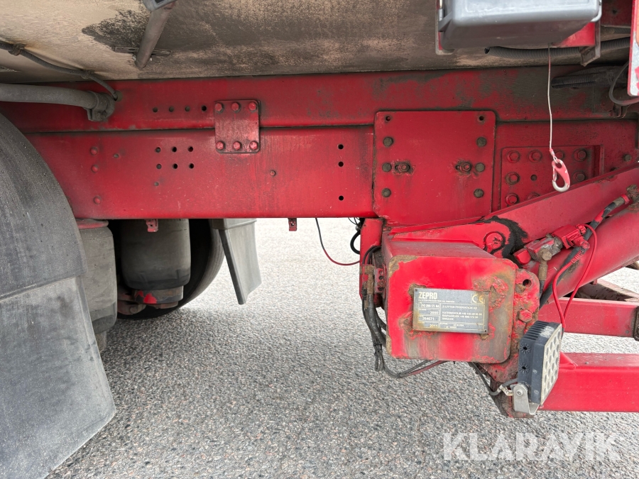 Lastbil Scania R580 med öppningsbar sida & bakgavellyft