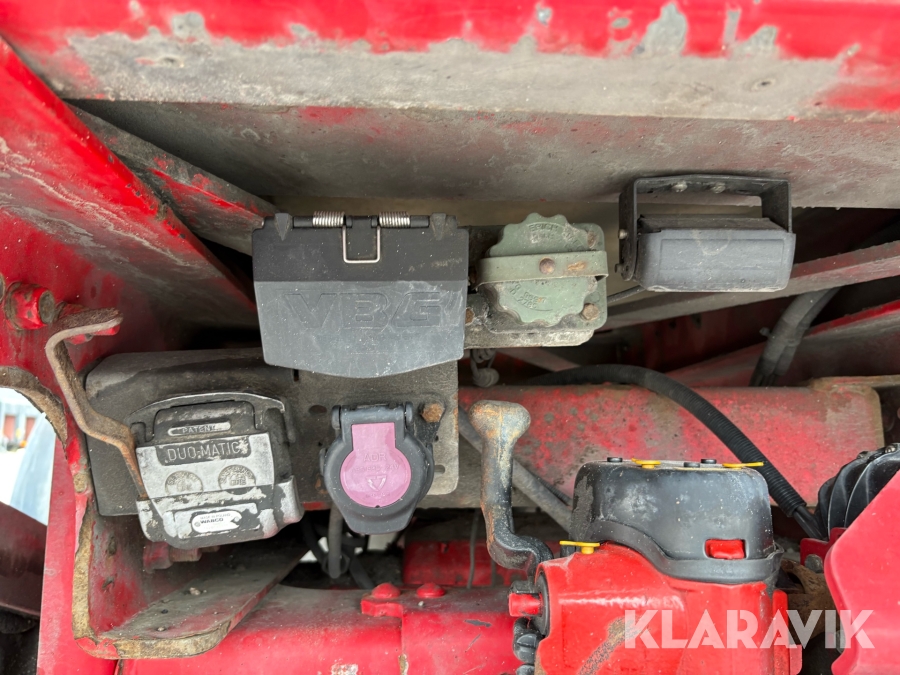 Lastbil Scania R580 med öppningsbar sida & bakgavellyft