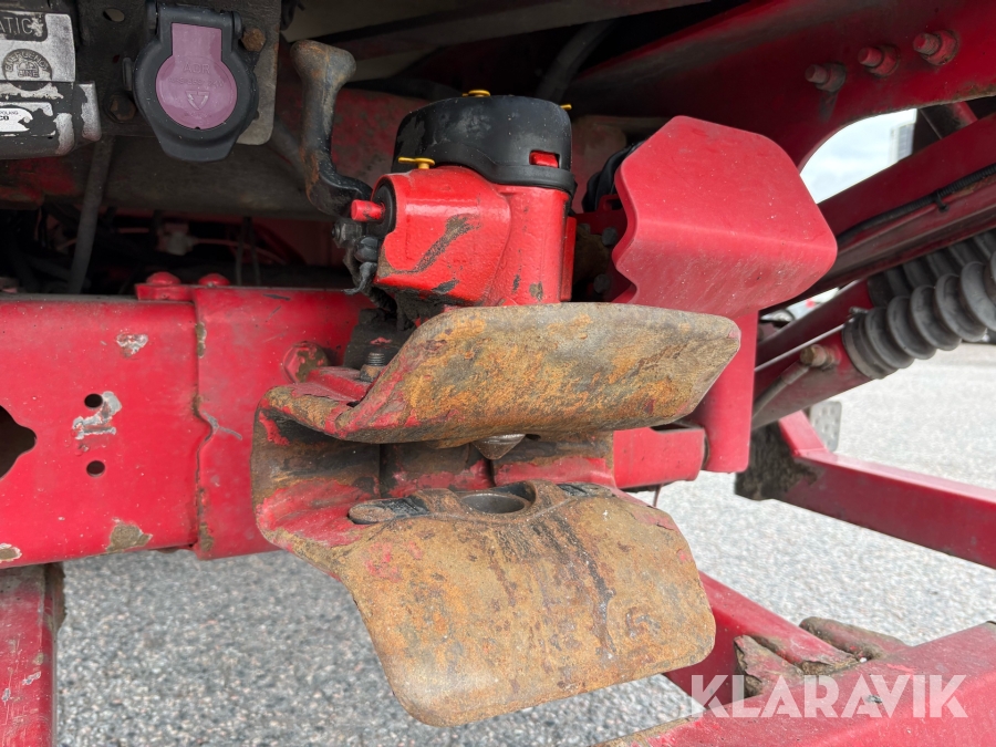 Lastbil Scania R580 med öppningsbar sida & bakgavellyft