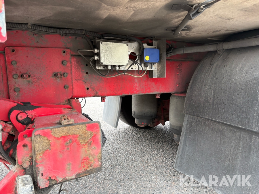Lastbil Scania R580 med öppningsbar sida & bakgavellyft