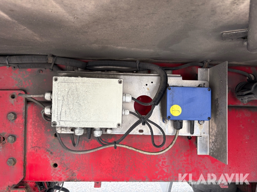 Lastbil Scania R580 med öppningsbar sida & bakgavellyft