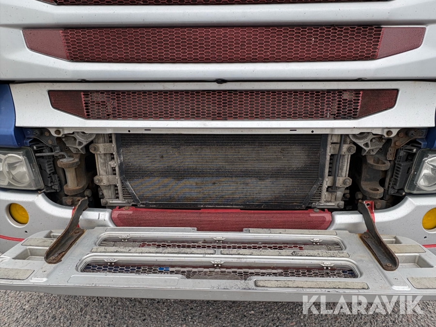 Lastbil Scania R580 med öppningsbar sida & bakgavellyft