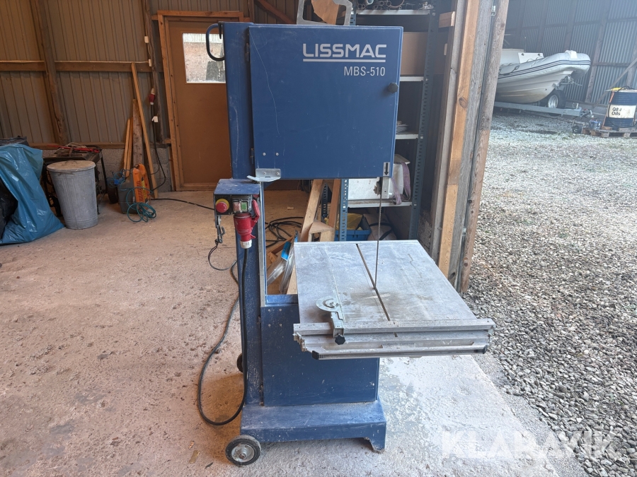 Bandsåg för lättbetong/lättklinker Lissmac MBS-510