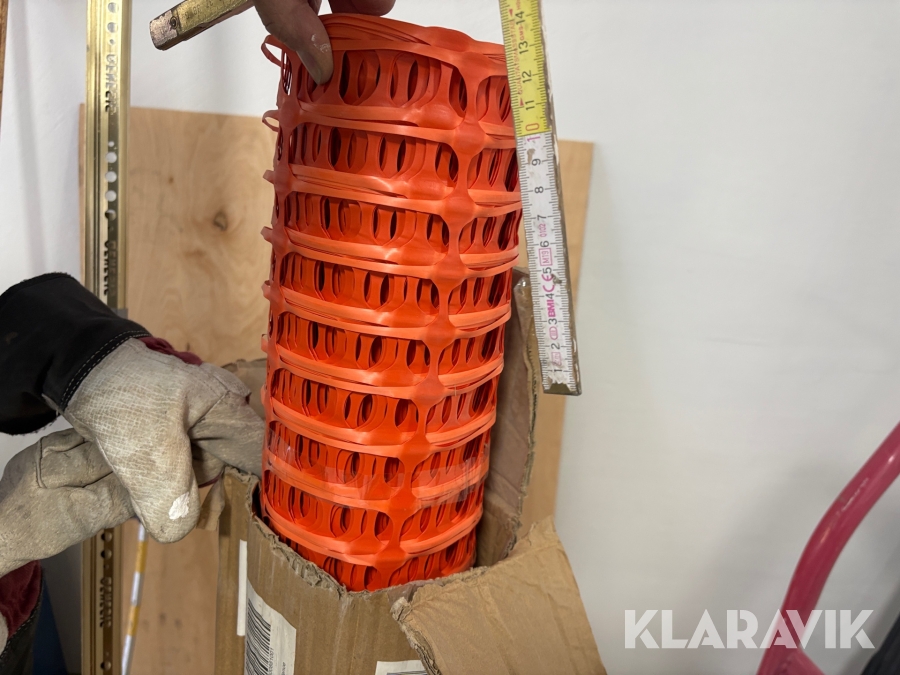 Stängselnät Vida XL Orange Plast