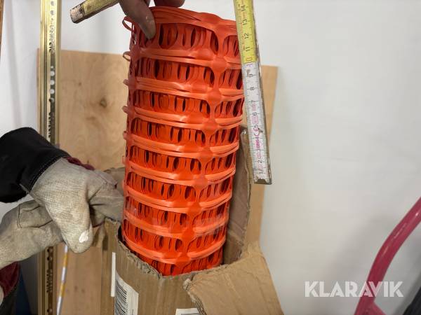 Stängselnät Vida XL Orange Plast