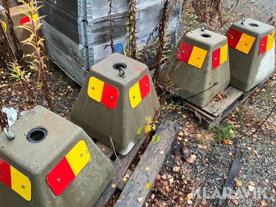 Betongsuggor / trafiksuggor 4st