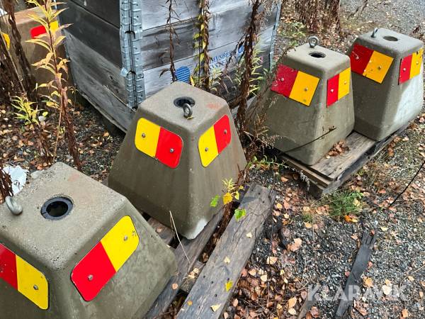 Betongsuggor / trafiksuggor 4st