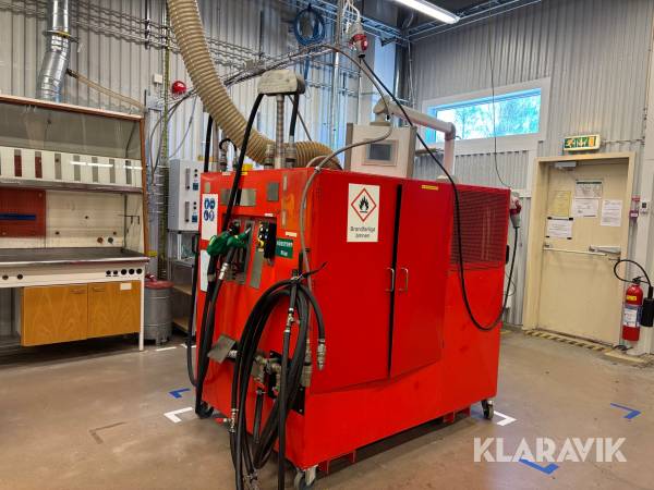 Tankningsrigg NPS Entreprenad FCDC för bensin på hjul
