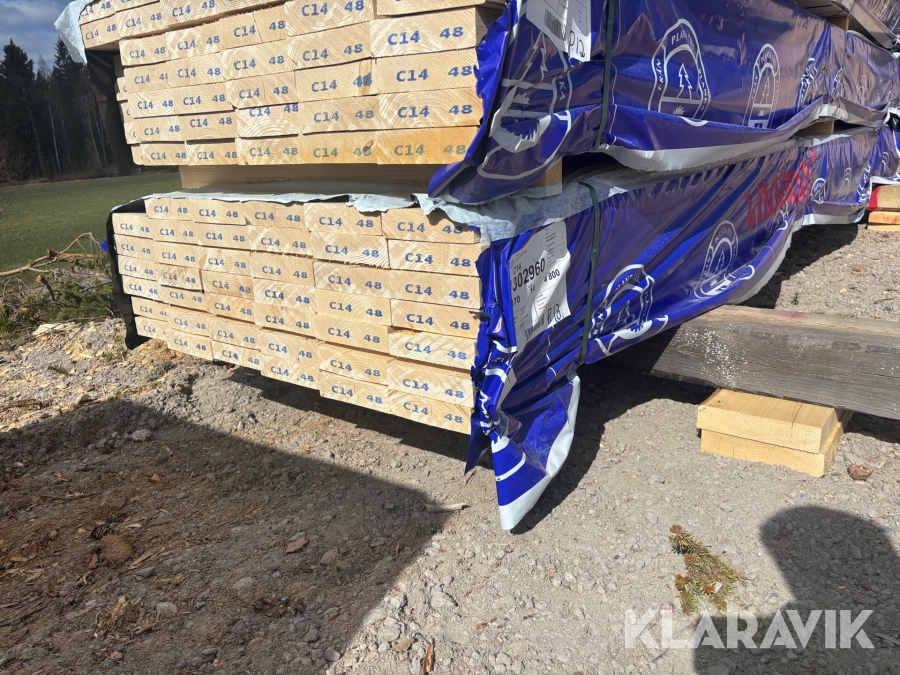 Virkespaket 45x170 4.8 m 196 lmp