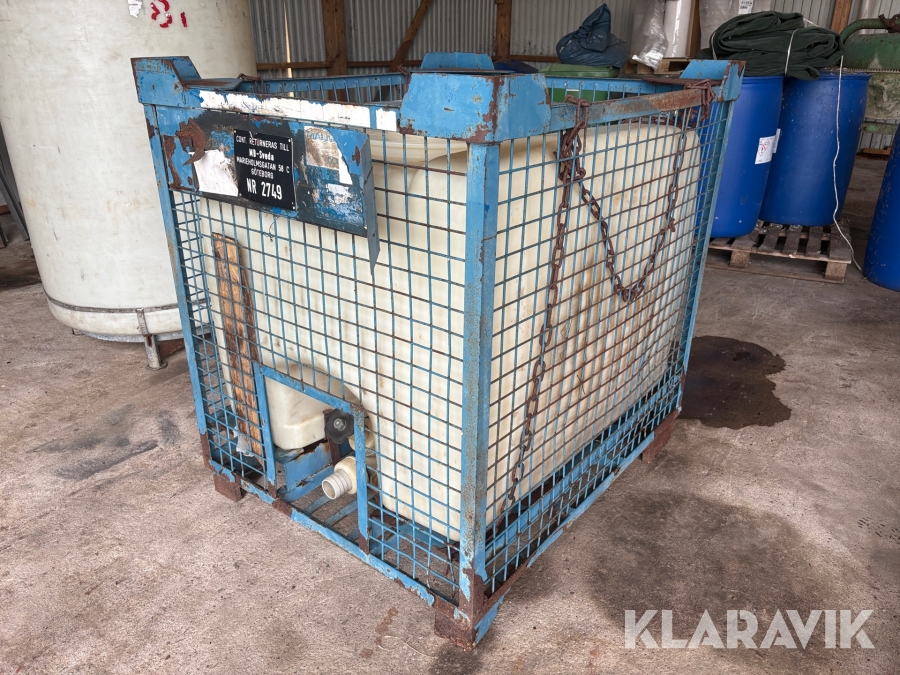 IBC-tank med gallerbehållare