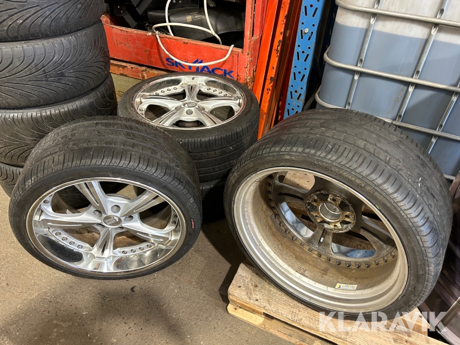 Splitfälgar med sommardäck Leon Hardiritt 4 st