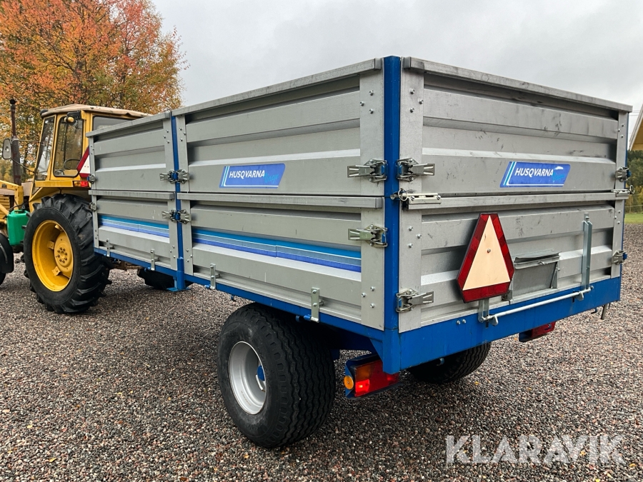 Spannmålskärra Bala Agri Husqvarna vagn TK411
