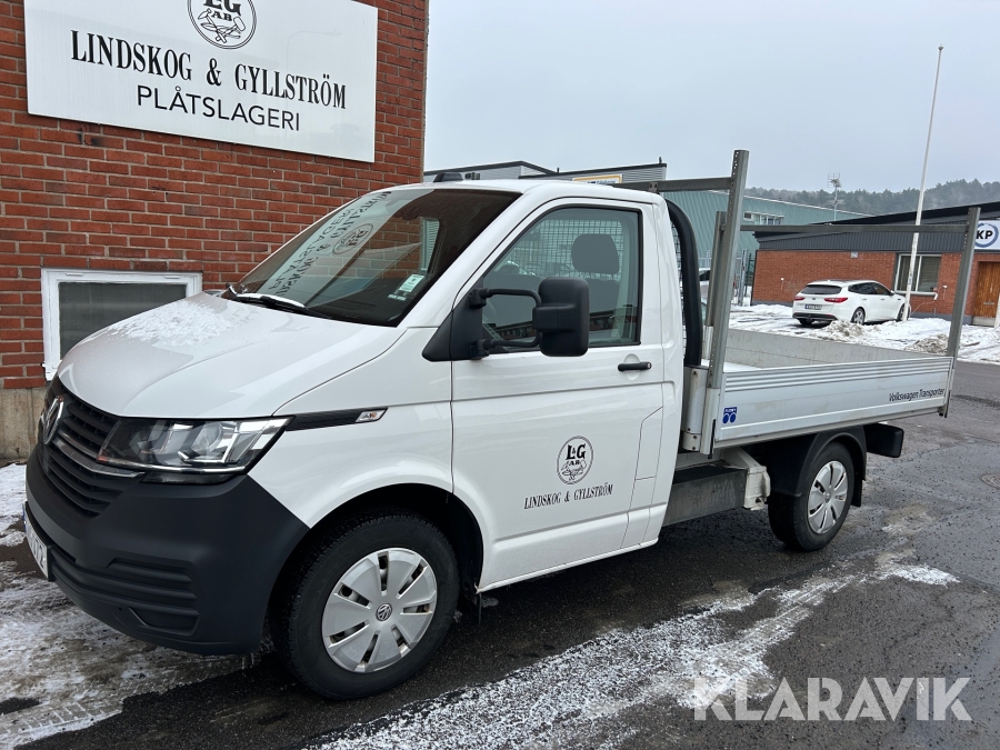Flakbil Volkswagen Transporter chassi Cab 2,0 T30 2,0 TDI BMT