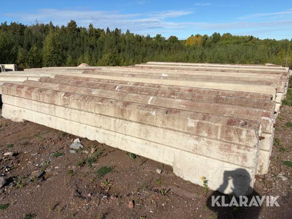 Betongbarriärer 6m 5st Gunnar Prefab GPLINK