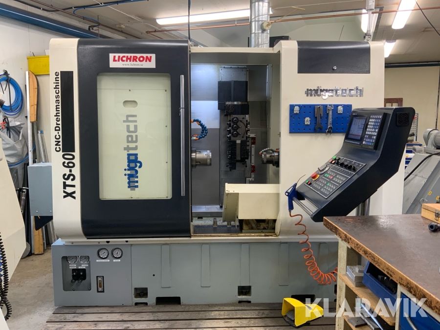 CNC-svarv Quick-Tech / Muga Tech XTS-60 7 axlig
